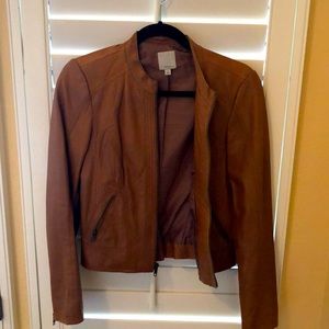 Halogen Leather Jacket